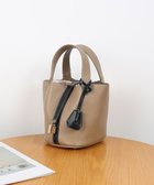 【スタイルコード/STYLE CODE】の【PADMA/パドマ】 キーチャーム付 本革ミニトートバッグ グレージュ|ID: prp329100004544100 ipo3291000000033665927