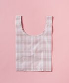 【メゾンドフルール/Maison de FLEUR】のチェックプリントエコバッグ 人気、トレンドファッション・服の通販 founy(ファニー) ファッション Fashion レディースファッション Fashion for Women バッグ Bags おすすめ Recommended / Our Picks ギフト プレゼント Gift / Present コンパクト Compact, Small Size チェック Check, Plaid, Tartan プリント Print, Printed Pattern 洗える Machine Washable thumbnail Beige|ID: prp329100004544110 ipo3291000000034178074