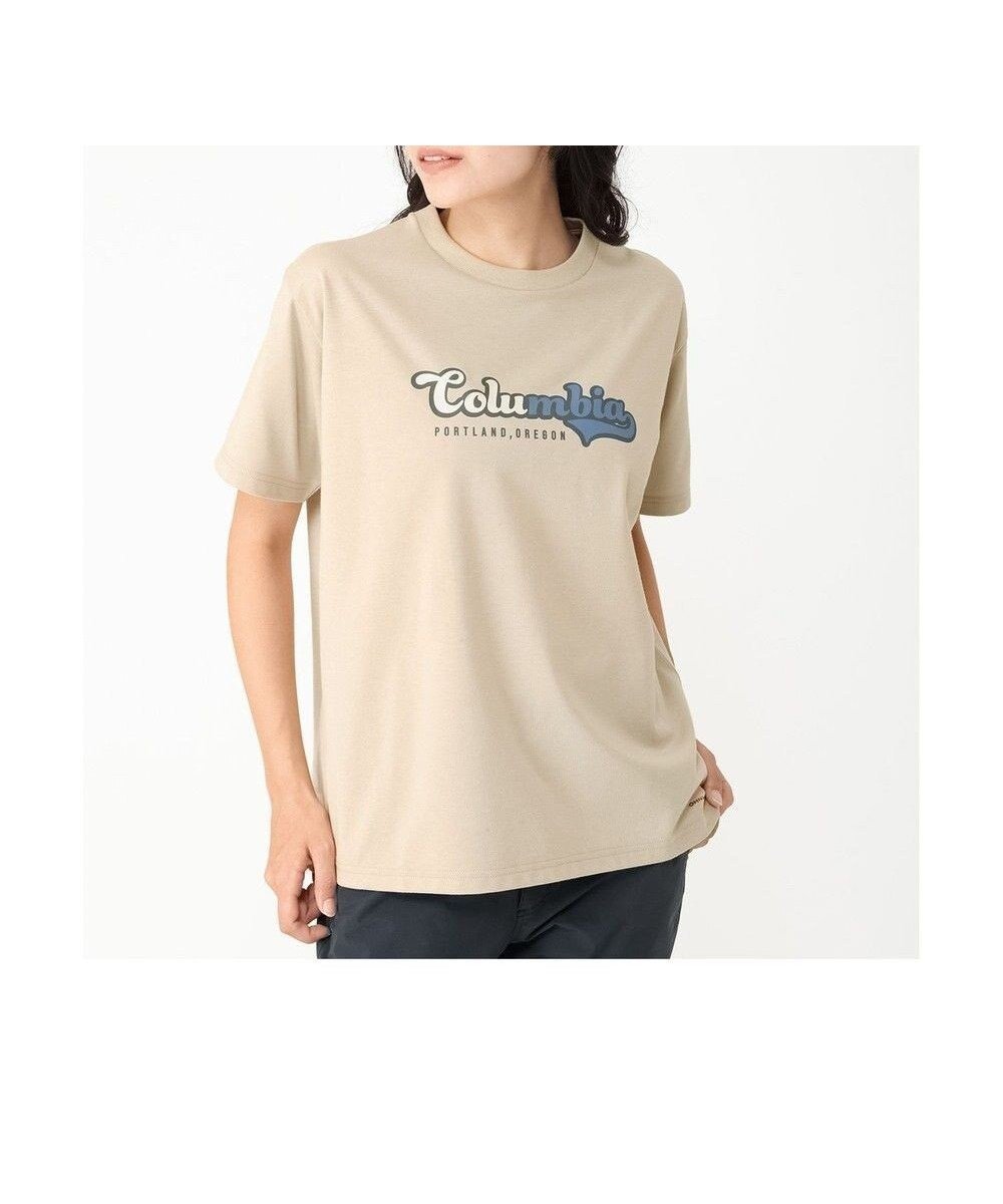 【コロンビア/Columbia】のColumbia/ ウィメンズチャールズドライブショートスリーブTシャツ /コロンビア インテリア・キッズ・メンズ・レディースファッション・服の通販 founy(ファニー) 　ファッション　Fashion　レディースファッション　Fashion for Women　トップス・カットソー　Cut & Sew Tops　シャツ・ブラウス・オフィスカジュアル　Elegant Blouses & Button-Ups　ロングTシャツ・Tシャツ　Longline T-Shirts & Tees　カットソー・ベーシックTシャツ　Cut-and-Sewn Tops / Stretch Tees & Basics　おすすめ　Recommended / Our Picks　アウトドア　Outdoor Clothing　カットソー　Cut and Sewn Top　フィット　Fit, Slim Fit　フロント　Front, Front Design　リラックス　Relax, Relaxed Fit　ワンポイント　One Point, Statement Accent　再入荷　Restock / Back in Stock　半袖　Short Sleeve, Half Sleeve　夏　Summer　S/S・春夏　SS, Spring/Summer, Warm Season　A/W・秋冬　Autumn/Winter　Ancient Fossil|ID: prp329100004544204 ipo3291000000033039104