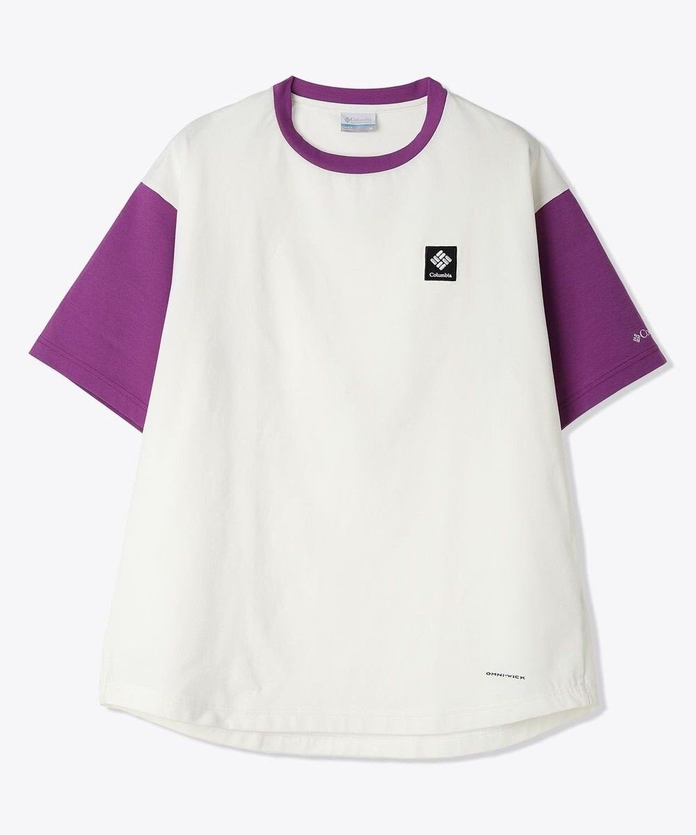 【コロンビア/Columbia】のColumbia/ レイリバースプリットラグラングラフィックショートスリーブTシャツ /コロンビア インテリア・キッズ・メンズ・レディースファッション・服の通販 founy(ファニー) 　ファッション　Fashion　レディースファッション　Fashion for Women　トップス・カットソー　Cut & Sew Tops　シャツ・ブラウス・オフィスカジュアル　Elegant Blouses & Button-Ups　ロングTシャツ・Tシャツ　Longline T-Shirts & Tees　カットソー・ベーシックTシャツ　Cut-and-Sewn Tops / Stretch Tees & Basics　カットソー　Cut and Sewn Top　グラフィック　Graphic, Graphic Design　スリーブ　Sleeve, Long Sleeve / Short Sleeve　トレンド　Trend, Trending Now　フィット　Fit, Slim Fit　フロント　Front, Front Design　半袖　Short Sleeve, Half Sleeve　リラックス　Relax, Relaxed Fit　A/W・秋冬　Autumn/Winter　S/S・春夏　SS, Spring/Summer, Warm Season　おすすめ　Recommended / Our Picks　夏　Summer　Razzle|ID: prp329100004544246 ipo3291000000032696563