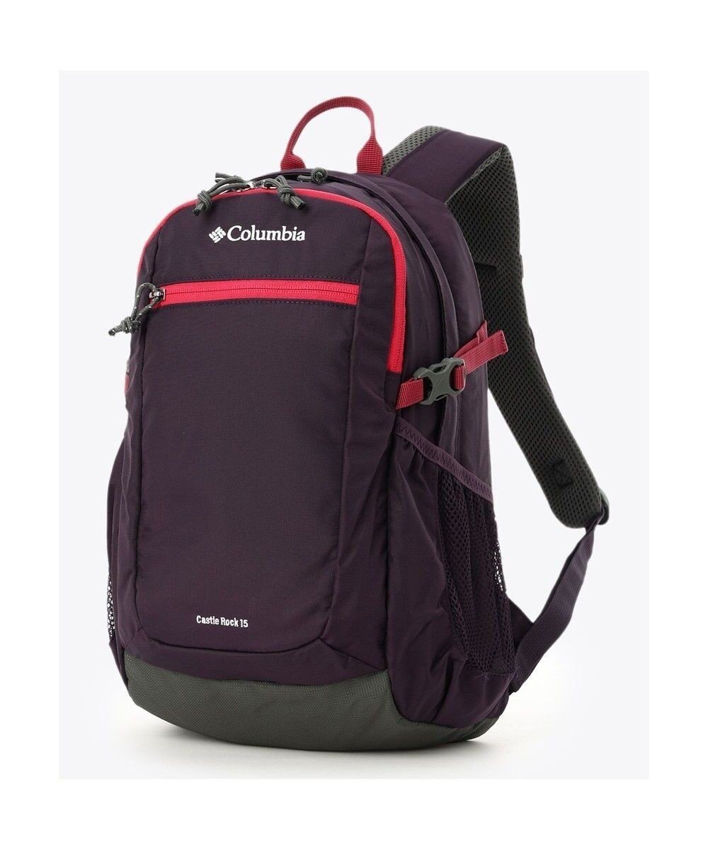 【コロンビア/Columbia】のColumbia/ キャッスルロック15L バックパックII /コロンビア インテリア・キッズ・メンズ・レディースファッション・服の通販 founy(ファニー) 　ファッション　Fashion　レディースファッション　WOMEN　バッグ　Bag　コンパクト　Compact　定番　Standard　フィット　Fit　フォルム　Form　プリント　Print　ポケット　Pocket　リュック　Ruck Sack　ループ　Loop　Dark Plum|ID: prp329100004544316 ipo3291000000032269538