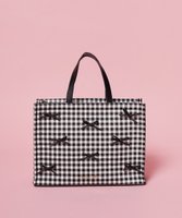 【メゾンドフルール/Maison de FLEUR】のナローリボンスクエアバッグ 人気、トレンドファッション・服の通販 founy(ファニー) ファッション Fashion レディースファッション Fashion for Women バッグ Bags ギンガム Gingham, Gingham Fabric クラシカル Classical, Vintage-Inspired スクエア Square, Square Shape チェック Check, Plaid, Tartan フォルム Silhouette, Form ラップ Wrap, Wrap Design ビジネス 仕事 通勤 Business / Work / Commuting |ID:prp329100004544362
