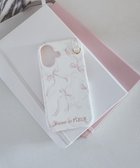 【メゾンドフルール/Maison de FLEUR】のリボンプリントアイフォン16ケース Pink|ID: prp329100004544366 ipo3291000000032270890