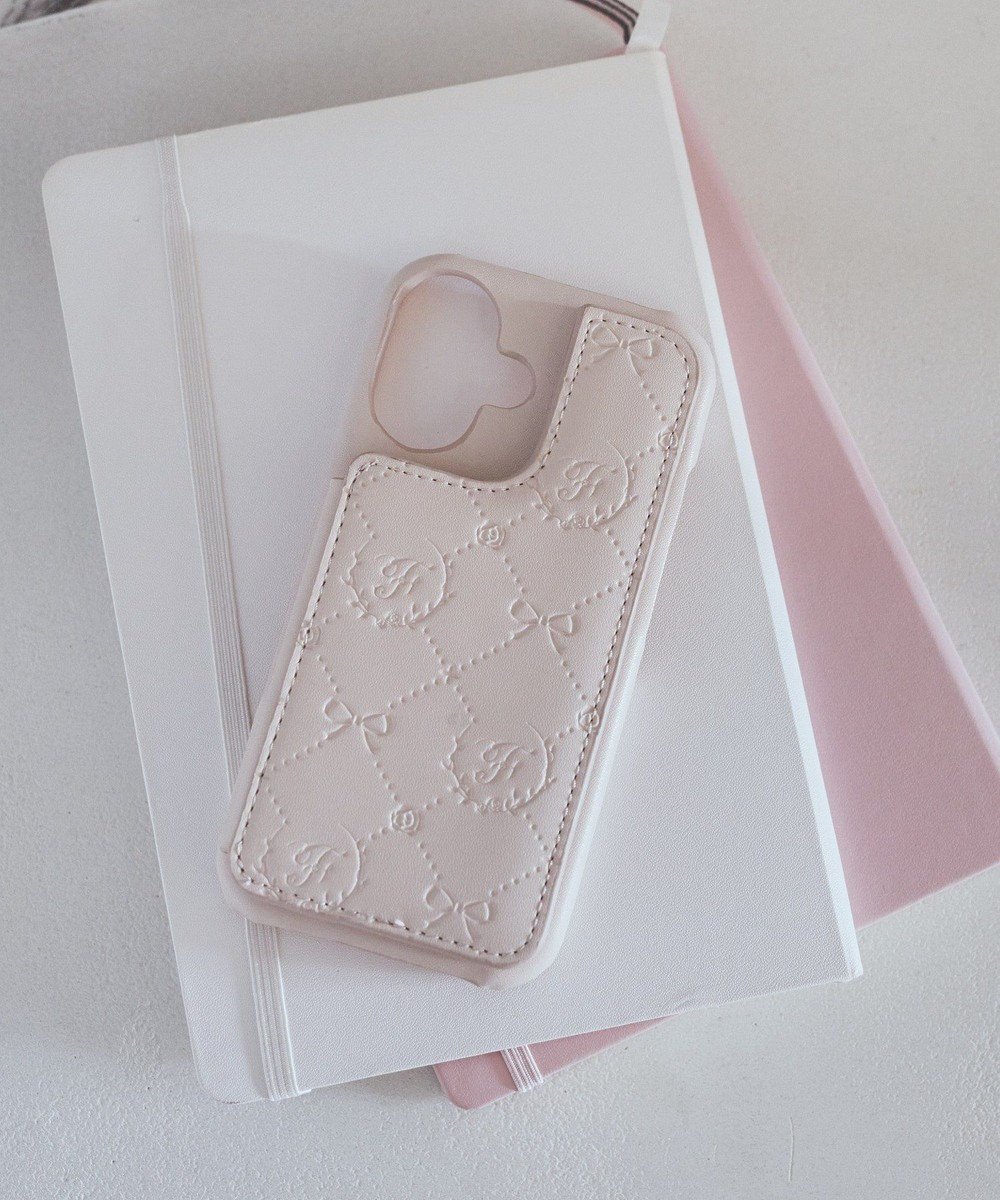 【メゾンドフルール/Maison de FLEUR】のカードポケットミラー付きアイフォン16ケース インテリア・キッズ・メンズ・レディースファッション・服の通販 founy(ファニー) 　ファッション　Fashion　レディースファッション　WOMEN　スポーツウェア　Sportswear　iPhone アイフォーン　Iphone　おすすめ　Recommend　ギフト プレゼント　Gift Present　クラシック　Classic　スポーツ　Sports　ポケット　Pocket　モチーフ　Motif　モバイル　Mobile　リボン　Ribbon　Pink|ID: prp329100004544368 ipo3291000000032270902