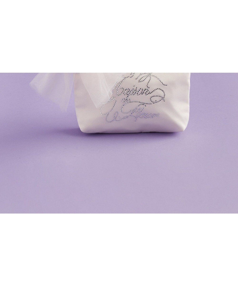 【メゾンドフルール/Maison de FLEUR】のラインストーンポーチ インテリア・キッズ・メンズ・レディースファッション・服の通販 founy(ファニー) 　ファッション　Fashion　レディースファッション　WOMEN　財布　Wallets　ポーチ　Pouches　おすすめ　Recommend　ギフト プレゼント　Gift Present　コンパクト　Compact　サテン　Satin　スクエア　Square　ストーン　Stone　フェミニン　Feminine　フォルム　Form　ポーチ　Pouch　財布　Wallet　Pink|ID: prp329100004544415 ipo3291000000032270270