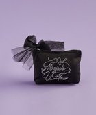 【メゾンドフルール/Maison de FLEUR】のラインストーンポーチ 人気、トレンドファッション・服の通販 founy(ファニー) ファッション Fashion レディースファッション WOMEN 財布 Wallets ポーチ Pouches おすすめ Recommend ギフト プレゼント Gift Present コンパクト Compact サテン Satin スクエア Square ストーン Stone フェミニン Feminine フォルム Form ポーチ Pouch 財布 Wallet thumbnail Black|ID: prp329100004544415 ipo3291000000032270272