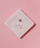 【メゾンドフルール/Maison de FLEUR】のローズ刺繍タオルハンカチ Light Pink|ID: prp329100004544422 ipo3291000000032498077