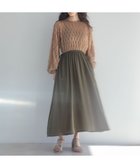 【グリーンパークス/Green Parks】のESCAR ハイブリットフレアワンピース Beige|ID: prp329100004544459 ipo3291000000032579596