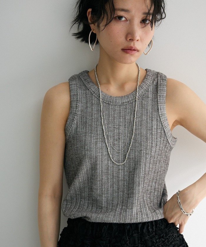 【グリーンパークス/Green Parks】のメランジタンクトップ インテリア・キッズ・メンズ・レディースファッション・服の通販 founy(ファニー) https://founy.com/ ファッション Fashion レディースファッション Ladies' Fashion Online トップス・カットソー Tops/Tshirt キャミソール / ノースリーブ No Sleeves キャミソール Camisole シンプル Simple タンク Tank フィット Fit ボトム Bottom ポケット Pocket メランジ Melange 夏 Summer 春 Spring S/S・春夏 Ss・Spring/Summer |ID: prp329100004544485 ipo3291000000032479371