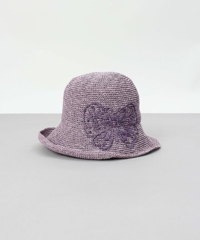【アウロラ/AURORA】のANNA SUI(アナ スイ)バタフライコードペーパー手編みブルトンハット インテリア・キッズ・メンズ・レディースファッション・服の通販 founy(ファニー) https://founy.com/ ファッション Fashion レディースファッション Ladies' Fashion Online 帽子 Hats バタフライ Butterfly ペーパー Paper モチーフ Motif 夏 Summer 帽子 Hat 手編み Hand Knitting 抗菌 Antibacterial |ID: prp329100004544491 ipo3291000000032665728