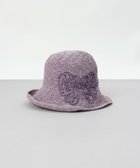 【アウロラ/AURORA】のANNA SUI(アナ スイ)バタフライコードペーパー手編みブルトンハット パープル|ID: prp329100004544491 ipo3291000000032665730