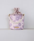 【メゾンドフルール/Maison de FLEUR】のフラワーレース2Wayバケツ型バッグ Lavender|ID: prp329100004544534 ipo3291000000032588018