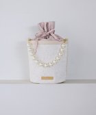 【メゾンドフルール/Maison de FLEUR】のフラワーレース2Wayバケツ型バッグ Ivory|ID: prp329100004544534 ipo3291000000032588019
