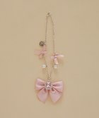 【メゾンドフルール/Maison de FLEUR】のビジューリボンパールバッグチャーム Pink|ID: prp329100004544547 ipo3291000000033333758