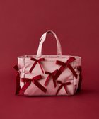 【メゾンドフルール/Maison de FLEUR】のサイドポケットリボンサテントートバッグ 人気、トレンドファッション・服の通販 founy(ファニー) ファッション Fashion レディースファッション Fashion for Women バッグ Bags おすすめ Recommended / Our Picks ガーリー Girly, Feminine Style サテン Satin, Glossy Fabric スクエア Square, Square Shape フォルム Silhouette, Form ポケット Pocket, Pocket Detail ポーチ Pouch, Small Case リボン Ribbon, Bow エレガント 上品 Elegant thumbnail Pink|ID: prp329100004544549 ipo3291000000033578969