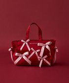 【メゾンドフルール/Maison de FLEUR】のサイドポケットリボンサテントートバッグ 人気、トレンドファッション・服の通販 founy(ファニー) ファッション Fashion レディースファッション Fashion for Women バッグ Bags おすすめ Recommended / Our Picks ガーリー Girly, Feminine Style サテン Satin, Glossy Fabric スクエア Square, Square Shape フォルム Silhouette, Form ポケット Pocket, Pocket Detail ポーチ Pouch, Small Case リボン Ribbon, Bow エレガント 上品 Elegant thumbnail Red|ID: prp329100004544549 ipo3291000000033578971