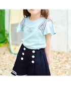 【エニファム/any FAM / KIDS】のひんやりクール 肩リボンTシャツ ミント|ID: prp329100004544594 ipo3291000000032113439