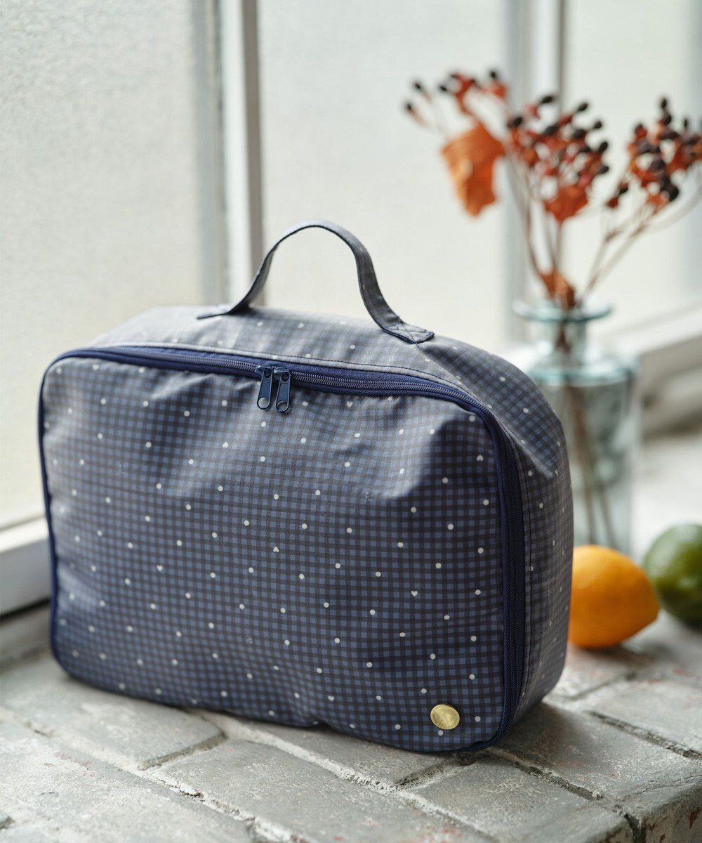 【組曲 / KIDS/KUMIKYOKU】のgingham K heart トラベルバッグM インテリア・キッズ・メンズ・レディースファッション・服の通販 founy(ファニー) 　ファッション　Fashion　キッズファッション　Fashion for Kids　クラシカル　Classical, Vintage-Inspired　チェック　Check, Plaid, Tartan　トラベル　Travel, Travel Gear　ドット　Polka Dot, Dot Pattern　ブロード　Broadcloth, Fine Cotton　ポケット　Pocket, Pocket Detail　ポーチ　Pouch, Small Case　ランダム　Random, Irregular　エレガント 上品　Elegant　ネイビー系5|ID: prp329100004544598 ipo3291000000034409970