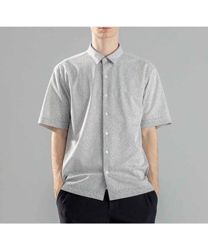 【ジョゼフ オム/JOSEPH HOMME / MEN】の新素材【洗える/通気性】ヨシタレース レギュラーカラー半袖シャツ インテリア・キッズ・メンズ・レディースファッション・服の通販 founy(ファニー) https://founy.com/ ファッション Fashion メンズファッション MEN トップス・カットソー Tops/Tshirt/Men シャツ Shirts シンプル Simple ジャケット Jacket スリット Slit ボックス Box レギュラー Regular レース Race 半袖 Short Sleeve 夏 Summer 春 Spring S/S・春夏 Ss・Spring/Summer 洗える Washable |ID: prp329100004544618 ipo3291000000032113523