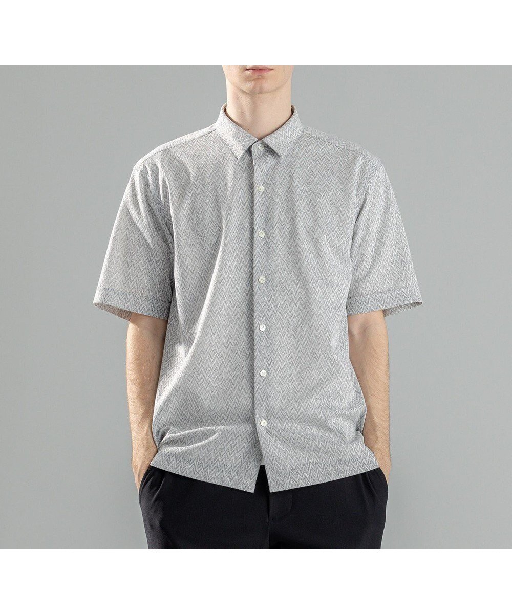 【ジョゼフ オム/JOSEPH HOMME / MEN】の新素材【洗える/通気性】ヨシタレース レギュラーカラー半袖シャツ 人気、トレンドファッション・服の通販 founy(ファニー) 　ファッション　Fashion　メンズファッション　MEN　トップス・カットソー　Tops/Tshirt/Men　シャツ　Shirts　シンプル　Simple　ジャケット　Jacket　スリット　Slit　ボックス　Box　レギュラー　Regular　レース　Race　半袖　Short Sleeve　夏　Summer　春　Spring　S/S・春夏　Ss・Spring/Summer　洗える　Washable　 other-1|ID: prp329100004544618 ipo3291000000032113523