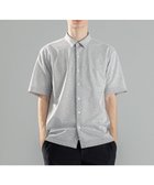 【ジョゼフ オム/JOSEPH HOMME / MEN】の新素材【洗える/通気性】ヨシタレース レギュラーカラー半袖シャツ ライトグレー系|ID: prp329100004544618 ipo3291000000032113524