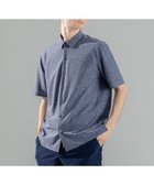 【ジョゼフ オム/JOSEPH HOMME / MEN】の新素材【洗える/通気性】ヨシタレース レギュラーカラー半袖シャツ ネイビー系|ID: prp329100004544618 ipo3291000000032113525