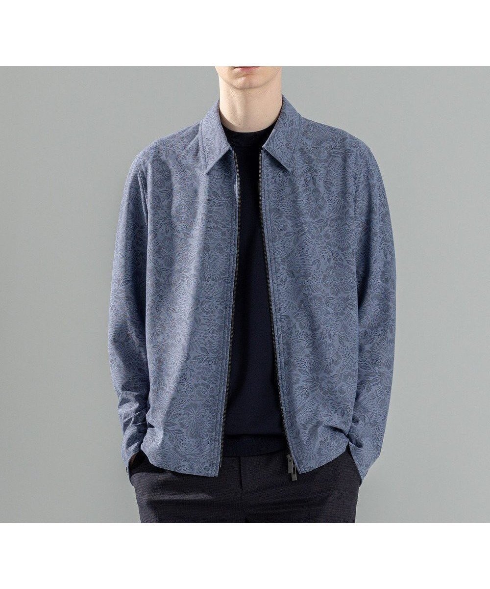 【ジョゼフ オム/JOSEPH HOMME / MEN】の新素材【洗える/通気性】ヨシタレース ジップアップブルゾン インテリア・キッズ・メンズ・レディースファッション・服の通販 founy(ファニー) 　ファッション　Fashion　メンズファッション　MEN　アウター　Coats Outerwear/Men　ブルゾン　Blouson/Jackets　シンプル　Simple　ジャケット　Jacket　スピンドル　Spindle　フロント　Front　ブルゾン　Blouson　レース　Race　エレガント 上品　Elegant　夏　Summer　春　Spring　S/S・春夏　Ss・Spring/Summer　洗える　Washable　ネイビー系|ID: prp329100004544622 ipo3291000000032113553