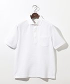【ジョセフ アブード/JOSEPH ABBOUD / MEN】のクールビズ【オリジナルオーガニックコットン使用・日本素材】JOEコットンサッカー ポロシャツ ホワイト系|ID: prp329100004544627 ipo3291000000032633789