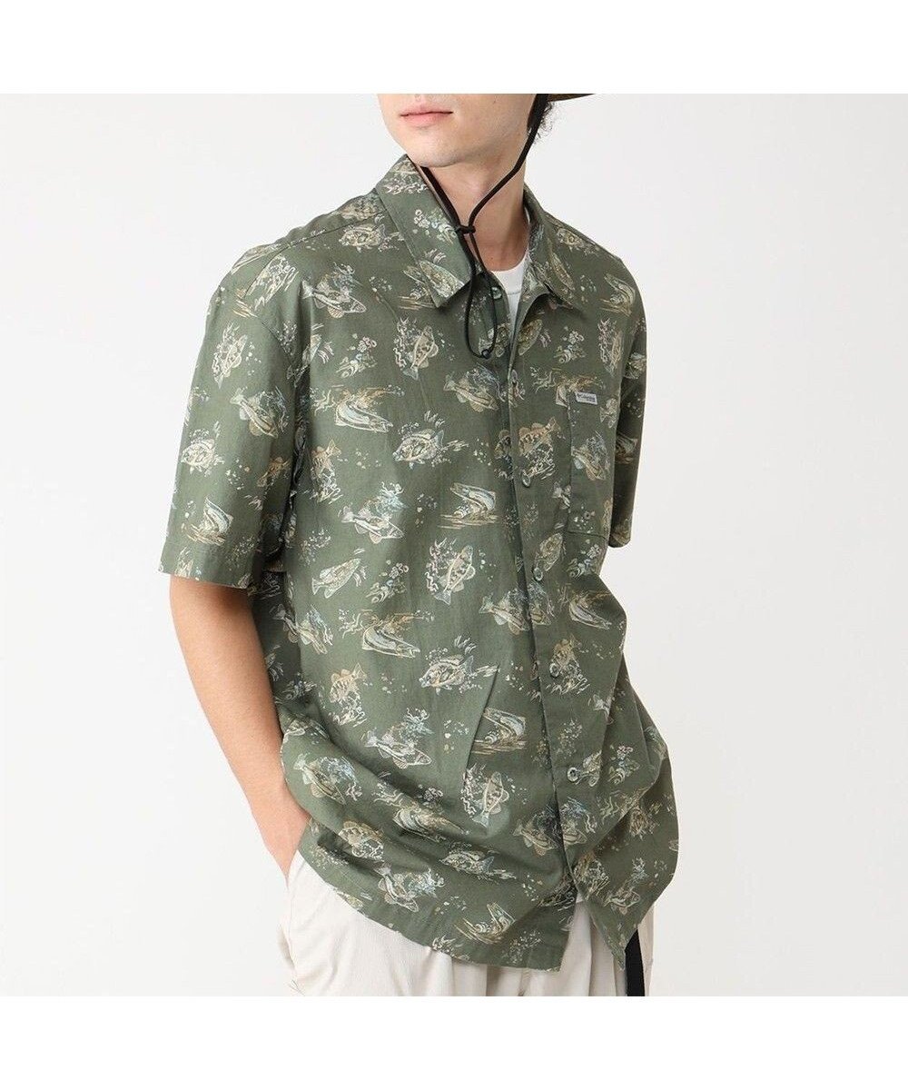 【コロンビア/Columbia / MEN】のColumbia/ トローラーズ ベスト ショートスリーブシャツ /コロンビア インテリア・キッズ・メンズ・レディースファッション・服の通販 founy(ファニー) 　ファッション　Fashion　メンズファッション　MEN　トップス・カットソー　Tops/Tshirt/Men　ベスト/ジレ　Gilets/Vests　シャツ　Shirts　プリント　Print　ベスト　Vest　メッシュ　Mesh　リゾート　Resort　夏　Summer　S/S・春夏　Ss・Spring/Summer　A/W・秋冬　Aw・Autumn/Winter・Fw・Fall-Winter　Cypress Freshfish|ID: prp329100004544634 ipo3291000000032113611