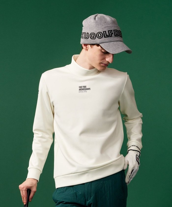 【23区 ゴルフ/23区GOLF / MEN】の【MEN】ストレッチ裏フリース モックネック インテリア・キッズ・メンズ・レディースファッション・服の通販 founy(ファニー) https://founy.com/ ファッション Fashion メンズファッション MEN トップス・カットソー Tops/Tshirt/Men インナー Inner グラフィック Graphic スウェット Sweat ストレッチ Stretch スポーティ Sporty モックネック Mock Neck ワンポイント One Point 今季 This Season 冬 Winter A/W・秋冬 Aw・Autumn/Winter・Fw・Fall-Winter |ID: prp329100004544636 ipo3291000000032113627