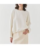【ベイジ,/BEIGE,】の【洗える】BROOM / スウェット風プルオーバードロストトップス Ecru|ID: prp329100004544638 ipo3291000000032587480
