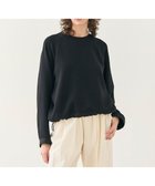 【ベイジ,/BEIGE,】の【洗える】BROOM / スウェット風プルオーバードロストトップス Black|ID: prp329100004544638 ipo3291000000032587481