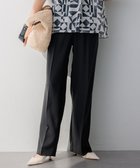 【23区/NIJYUSANKU】の【撥水加工/UVカット】キューティクルストレッチツイル ワイドパンツ ブラック系|ID: prp329100004544652 ipo3291000000033457085