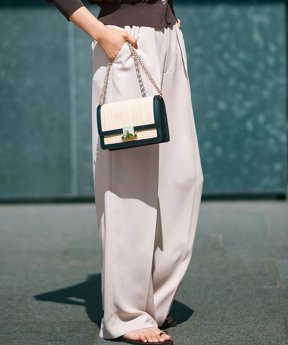 【23区/NIJYUSANKU】の【撥水加工/UVカット】キューティクルストレッチツイル ワイドパンツ インテリア・キッズ・メンズ・レディースファッション・服の通販 founy(ファニー) ファッション Fashion レディースファッション Fashion for Women パンツ Pants & Trousers 春 Spring 洗える Machine Washable トレンド Trend, Trending Now ワイド Wide, Wide Fit S/S・春夏 SS, Spring/Summer, Warm Season 夏 Summer 2024年 2024 2024春夏・S/S Spring/Summer 2024 SS24 エレガント 上品 Elegant ベージュ系|ID: prp329100004544652 ipo3291000000034253186