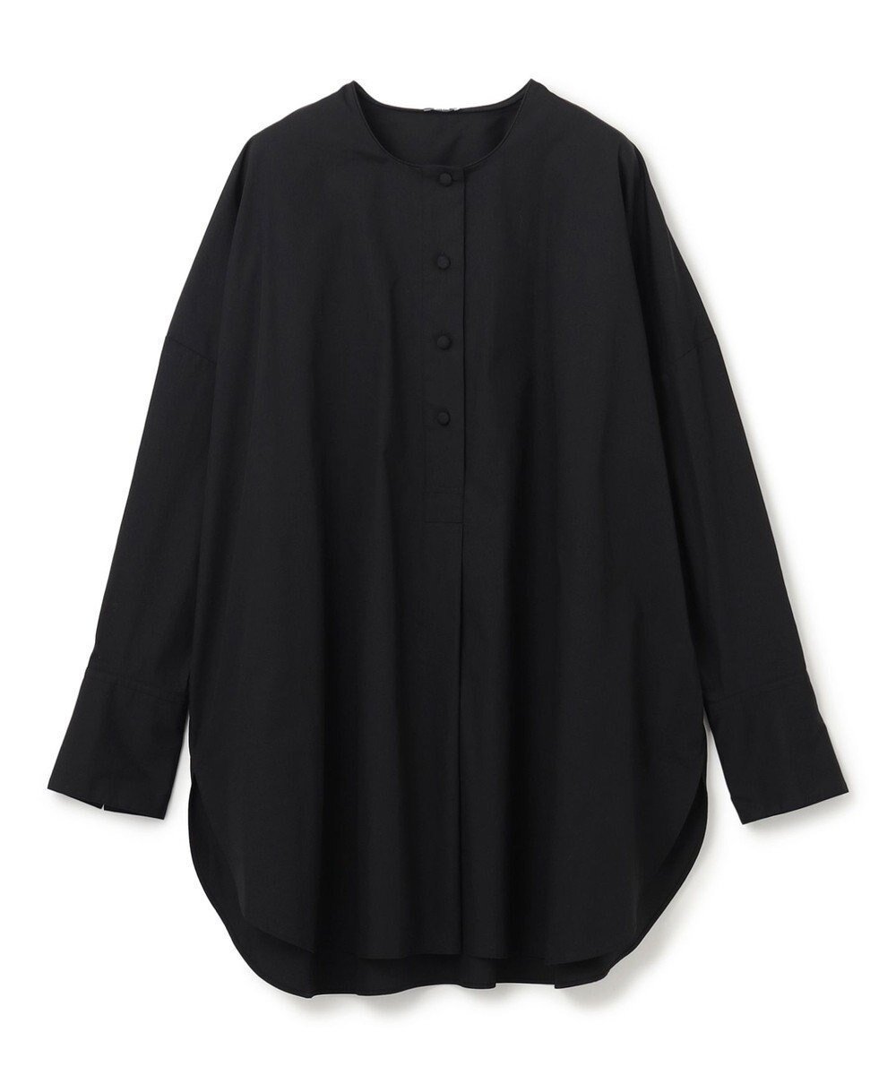 【ジョゼフ/JOSEPH】のポプリン ノーカラープルオーバーブラウス 人気、トレンドファッション・服の通販 founy(ファニー) 　ファッション　Fashion　レディースファッション　Fashion for Women　トップス・カットソー　Cut & Sew Tops　シャツ・ブラウス・オフィスカジュアル　Elegant Blouses & Button-Ups　カジュアルプルオーバー・ニットトップス　Pullovers & Knit Tops / Casual Pullovers　ショルダー　Shoulder, Shoulder Strap　ドロップ　Drop Shoulder, Dropped Style　フィット　Fit, Slim Fit　リラックス　Relax, Relaxed Fit　夏　Summer　春　Spring　S/S・春夏　SS, Spring/Summer, Warm Season　 other-1|ID: prp329100004544658 ipo3291000000032733289