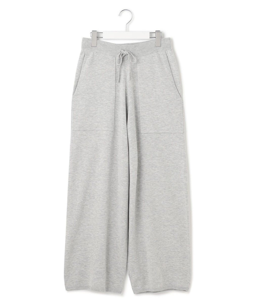 【ジェイプレスヨークストリート/J.PRESS YORK STREET】の【WOMEN】ANTI PILLING WOOL ニットワイドパンツ インテリア・キッズ・メンズ・レディースファッション・服の通販 founy(ファニー) 　ファッション　Fashion　レディースファッション　Fashion for Women　パンツ　Pants & Trousers　今季　This Season, Current Season　ストレッチ　Stretch, Stretchy Fabric　ベーシック　Basic, Essential　リラックス　Relax, Relaxed Fit　ワイド　Wide, Wide Fit　A/W・秋冬　Autumn/Winter　ライトグレー系|ID: prp329100004544662 ipo3291000000032676131