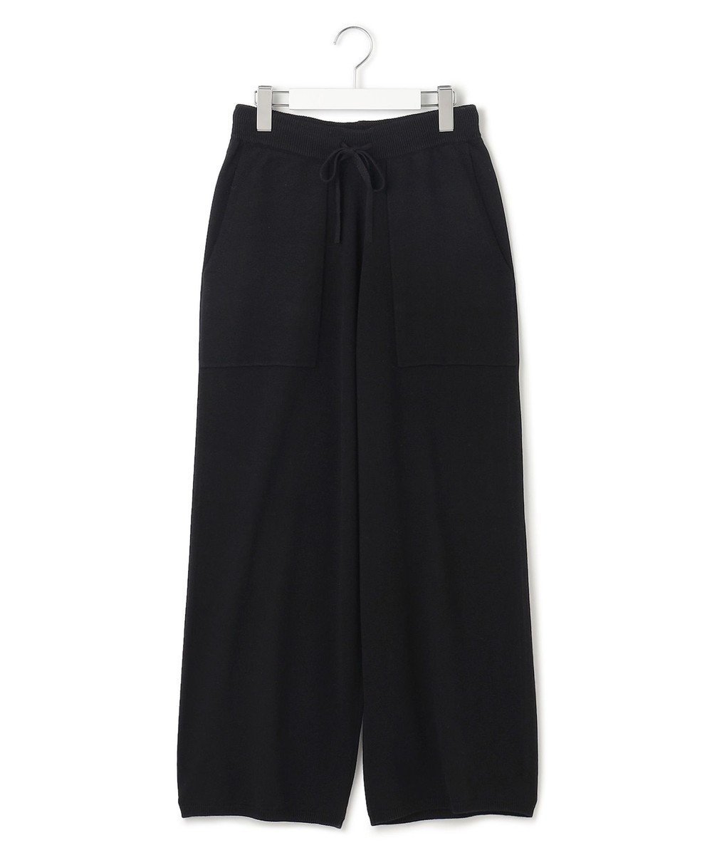 【ジェイプレスヨークストリート/J.PRESS YORK STREET】の【WOMEN】ANTI PILLING WOOL ニットワイドパンツ インテリア・キッズ・メンズ・レディースファッション・服の通販 founy(ファニー) 　ファッション　Fashion　レディースファッション　Fashion for Women　パンツ　Pants & Trousers　今季　This Season, Current Season　ストレッチ　Stretch, Stretchy Fabric　ベーシック　Basic, Essential　リラックス　Relax, Relaxed Fit　ワイド　Wide, Wide Fit　A/W・秋冬　Autumn/Winter　ブラック系|ID: prp329100004544662 ipo3291000000032676132