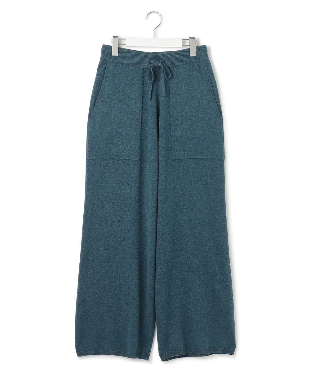 【ジェイプレスヨークストリート/J.PRESS YORK STREET】の【WOMEN】ANTI PILLING WOOL ニットワイドパンツ インテリア・キッズ・メンズ・レディースファッション・服の通販 founy(ファニー) 　ファッション　Fashion　レディースファッション　Fashion for Women　パンツ　Pants & Trousers　今季　This Season, Current Season　ストレッチ　Stretch, Stretchy Fabric　ベーシック　Basic, Essential　リラックス　Relax, Relaxed Fit　ワイド　Wide, Wide Fit　A/W・秋冬　Autumn/Winter　ダルブルー系|ID: prp329100004544662 ipo3291000000032676133