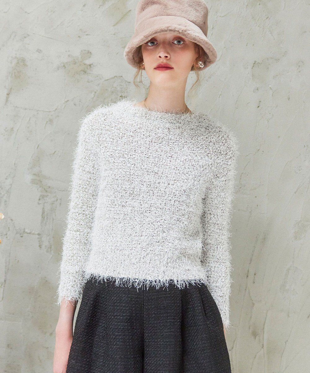 【トッカ/TOCCA】の【洗える】WINTER DEWDROP ニット インテリア・キッズ・メンズ・レディースファッション・服の通販 founy(ファニー) 　ファッション　Fashion　レディースファッション　Fashion for Women　トップス・カットソー　Cut & Sew Tops　ニット　Knit Tops & Sweaters　冬　Winter / This Winter　セーター　Sweater, Knitwear　ドロップ　Drop Shoulder, Dropped Style　洗える　Machine Washable　A/W・秋冬　Autumn/Winter　雑誌　Magazine, Fashion Magazine　グレー系|ID: prp329100004544671 ipo3291000000032746287