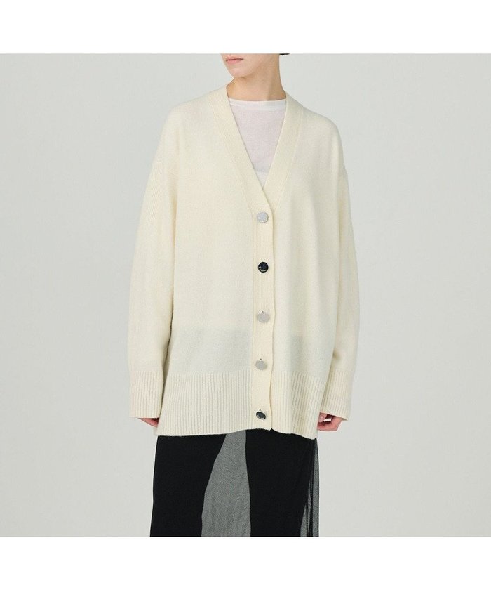 【グレース コンチネンタル/GRACE CONTINENTAL】のクーマラムニットカーディガン インテリア・キッズ・メンズ・レディースファッション・服の通販 founy(ファニー) https://founy.com/ ファッション Fashion レディースファッション Fashion for Women トップス・カットソー Cut & Sew Tops ニット Knit Tops & Sweaters カーディガン・羽織り Layered Style Cardigans アンサンブル Ensemble Set カーディガン Cardigan, Knitwear ショルダー Shoulder, Shoulder Strap ドロップ Drop Shoulder, Dropped Style フロント Front, Front Design ボックス Boxy, Box Shape メタル Metal, Metal Parts 夏 Summer S/S・春夏 SS, Spring/Summer, Warm Season A/W・秋冬 Autumn/Winter |ID: prp329100004544674 ipo3291000000033591139