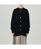 【グレース コンチネンタル/GRACE CONTINENTAL】のクーマラムニットカーディガン ブラック|ID: prp329100004544674 ipo3291000000033591145