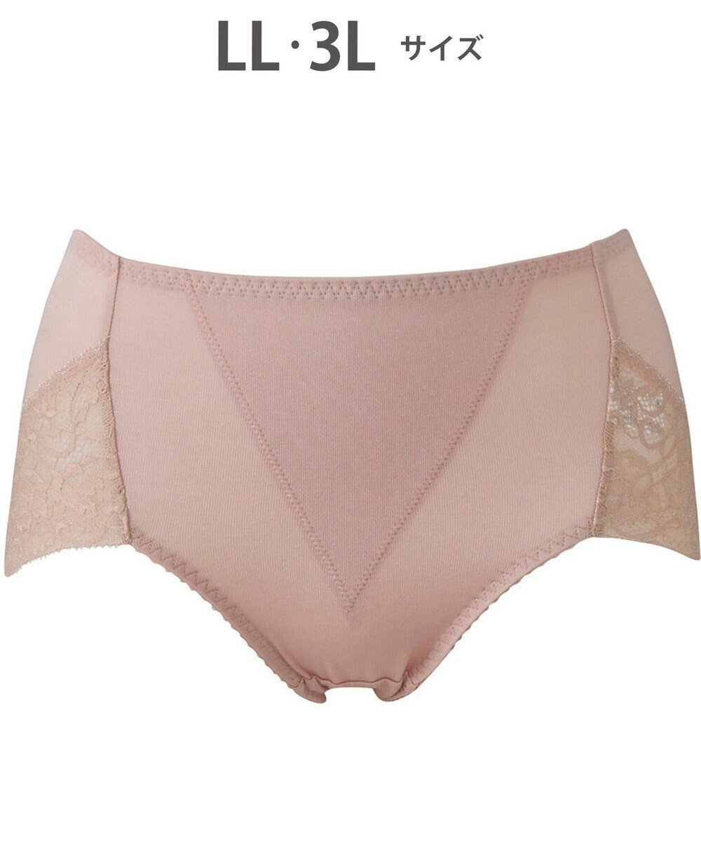 【ウィング/Wing】の美尻も叶える補整ショーツ 【Pパンツ】 ほどよくおなか押さえ はきこみ丈ふかめ KJ4210 ウイング/ワコール インテリア・キッズ・メンズ・レディースファッション・服の通販 founy(ファニー) 　ファッション　Fashion　レディースファッション　Fashion for Women　パンツ　Pants & Trousers　おすすめ　Recommended / Our Picks　アンダー　Underwear Essentials　ギャザー　Gathered, Ruffled　ショーツ　Shorts, Short Pants　フィット　Fit, Slim Fit　フロント　Front, Front Design　レース　Lace, Lace Fabric　シナモンブラウン|ID: prp329100004544683 ipo3291000000033320982