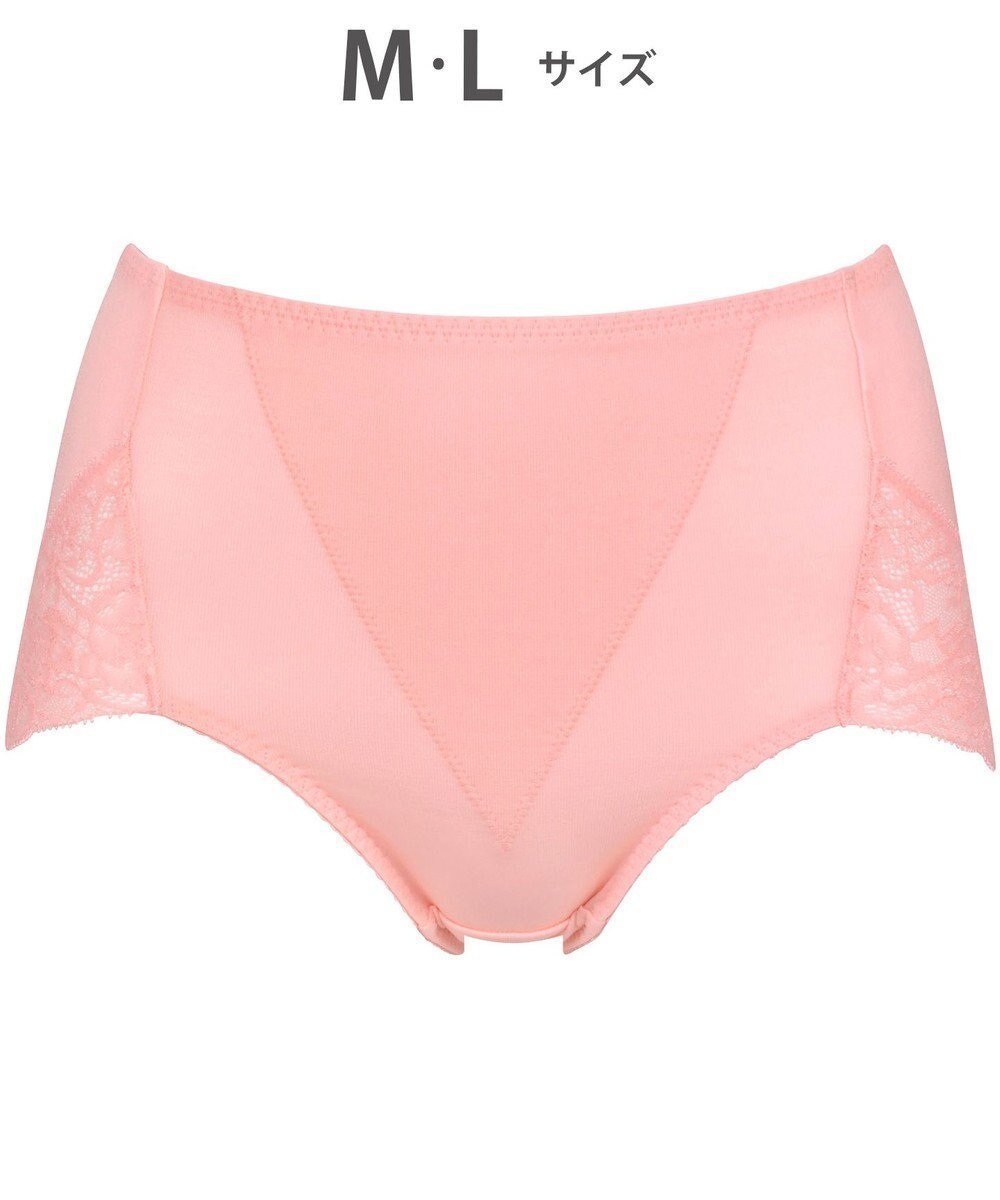 【ウィング/Wing】の美尻も叶える補整ショーツ 【Pパンツ】 ほどよくおなか押さえ はきこみ丈ふかめ KJ4210 ウイング/ワコール インテリア・キッズ・メンズ・レディースファッション・服の通販 founy(ファニー) 　ファッション　Fashion　レディースファッション　Fashion for Women　パンツ　Pants & Trousers　おすすめ　Recommended / Our Picks　アンダー　Underwear Essentials　ギャザー　Gathered, Ruffled　ショーツ　Shorts, Short Pants　フィット　Fit, Slim Fit　フロント　Front, Front Design　レース　Lace, Lace Fabric　シェルピンク|ID: prp329100004544683 ipo3291000000033554507