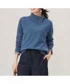 【ジェイ プレス/J.PRESS】の【洗える】SOFT TOUCH WOOL リブ切り替え ニット ダルブルー系|ID: prp329100004544685 ipo3291000000032617228