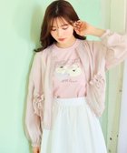 【フェルゥ/Feroux】の【洗える】リボンポケット シアー ブルゾン ピンク系|ID: prp329100004544702 ipo3291000000032114018