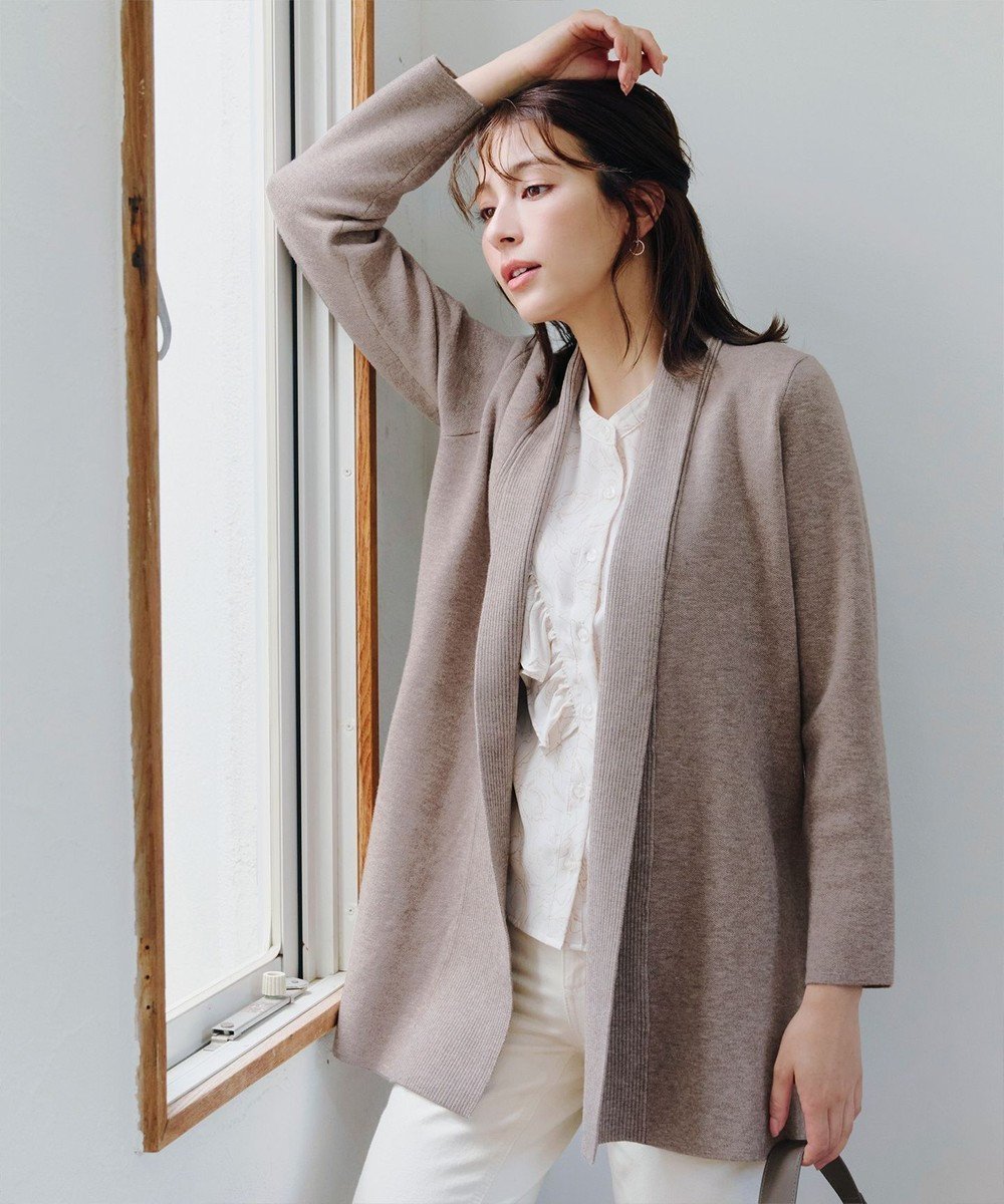 【ティアクラッセ/Tiaclasse】の【新色追加・洗える】ミラノリブミドル丈カーディガン 人気、トレンドファッション・服の通販 founy(ファニー) 　ファッション　Fashion　レディースファッション　Fashion for Women　トップス・カットソー　Cut & Sew Tops　カーディガン・羽織り　Layered Style Cardigans　カーディガン　Cardigan, Knitwear　ストレート　Straight, Straight Cut　ポケット　Pocket, Pocket Detail　ミラノリブ　Milano Rib, Milano Stitch　ロング　Long, Long-Length　夏　Summer　S/S・春夏　SS, Spring/Summer, Warm Season　洗える　Machine Washable　A/W・秋冬　Autumn/Winter　 other-1|ID: prp329100004544710 ipo3291000000033586356