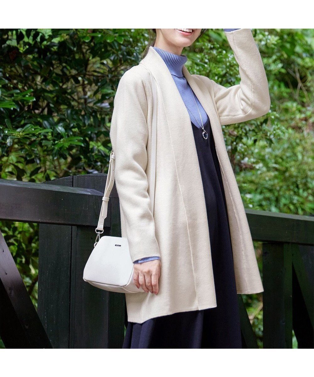 【ティアクラッセ/Tiaclasse】の【新色追加・洗える】ミラノリブミドル丈カーディガン インテリア・キッズ・メンズ・レディースファッション・服の通販 founy(ファニー) 　ファッション　Fashion　レディースファッション　Fashion for Women　トップス・カットソー　Cut & Sew Tops　カーディガン・羽織り　Layered Style Cardigans　カーディガン　Cardigan, Knitwear　ストレート　Straight, Straight Cut　ポケット　Pocket, Pocket Detail　ミラノリブ　Milano Rib, Milano Stitch　ロング　Long, Long-Length　夏　Summer　S/S・春夏　SS, Spring/Summer, Warm Season　洗える　Machine Washable　A/W・秋冬　Autumn/Winter　オフホワイト|ID: prp329100004544710 ipo3291000000033586359