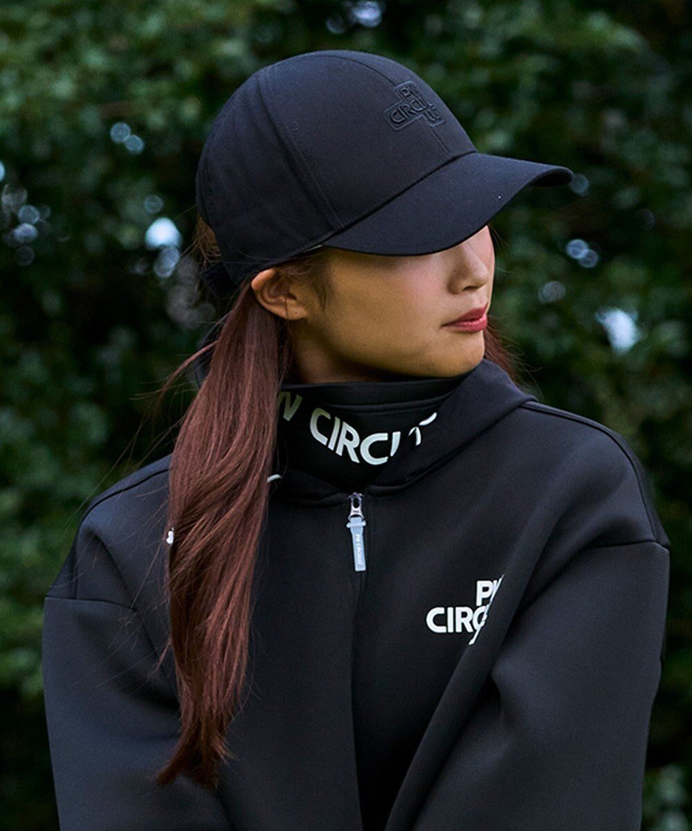【ピーダブリュサーキュラス/PW CIRCULUS】の【UNISEX】 ロゴ刺繍キャップ インテリア・キッズ・メンズ・レディースファッション・服の通販 founy(ファニー) 　ファッション　Fashion　レディースファッション　WOMEN　帽子　Hats　ユニセックス　Unisex　キャップ　Cap　フロント　Front　帽子　Hat　ブラック系|ID: prp329100004544720 ipo3291000000032324335