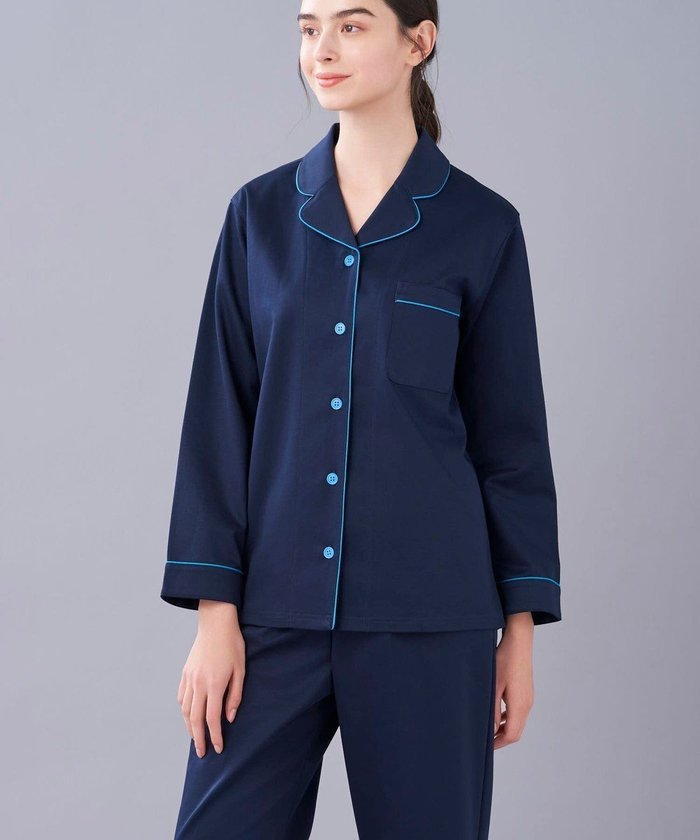 【ウンナナクール/une nana cool】の【綿100%】モクロディパジャマ MADE WITH LIBERTY FABRIC インテリア・キッズ・メンズ・レディースファッション・服の通販 founy(ファニー) https://founy.com/ ファッション Fashion レディースファッション Ladies' Fashion Online 秋 Autumn/Fall パイピング Piping パジャマ Pajamas プリント Print リラックス Relax 再入荷 Restock/Back In Stock/Re Arrival おすすめ Recommend |ID: prp329100004544724 ipo3291000000032560306