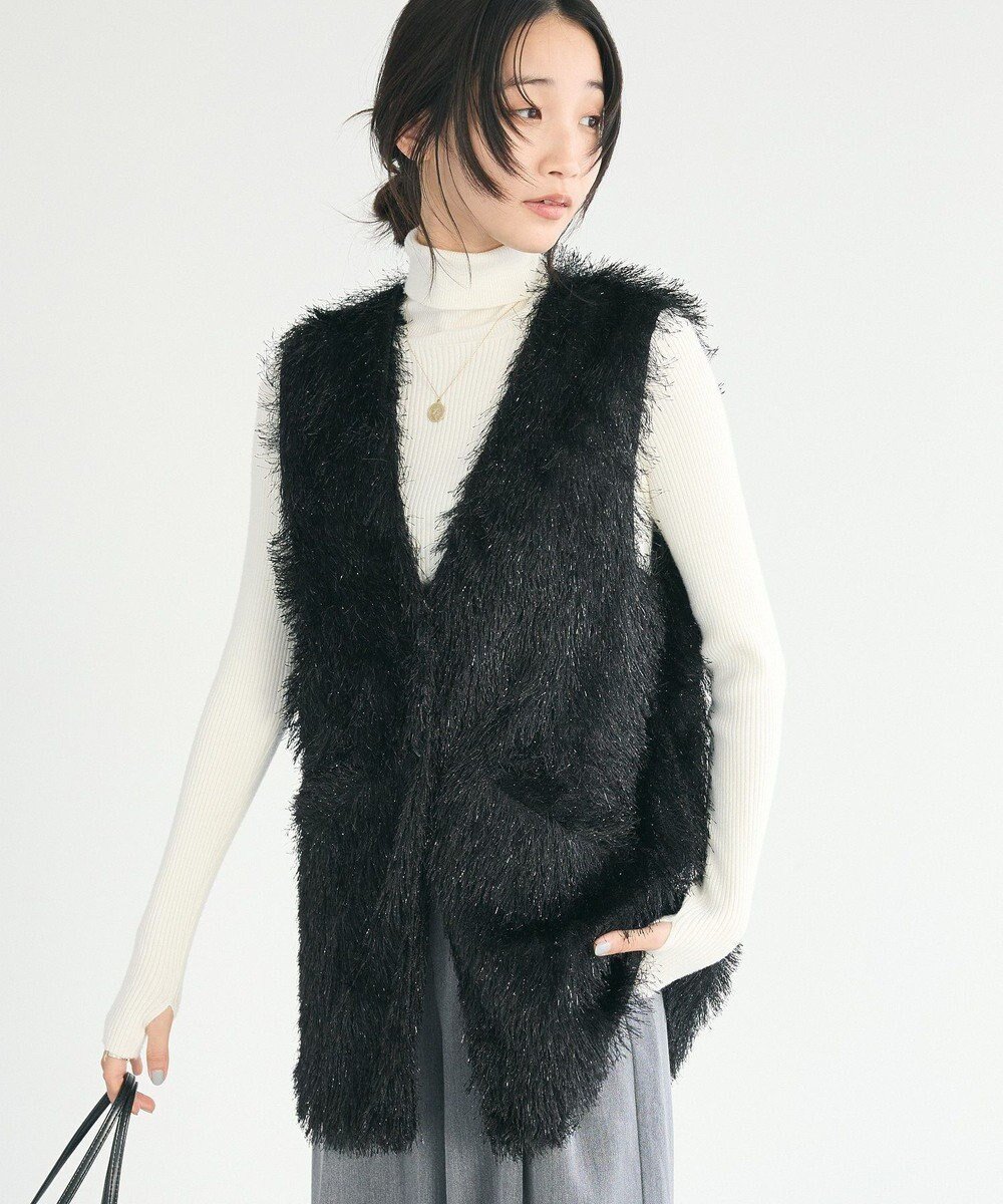 【クラフトスタンダードブティック/CRAFT STANDARD BOUTIQUE】のシャギーベスト インテリア・キッズ・メンズ・レディースファッション・服の通販 founy(ファニー) 　ファッション　Fashion　レディースファッション　WOMEN　アウター　Coat Outerwear　トップス・カットソー　Tops/Tshirt　ベスト/ジレ　Gilets/Vests　春　Spring　シンプル　Simple　スタイリッシュ　Stylish　セットアップ　Set Up　フロント　Front　ベスト　Vest　ボトム　Bottom　ポケット　Pocket　ロング　Long　S/S・春夏　Ss・Spring/Summer　おすすめ　Recommend　夏　Summer　2024年　2024　エレガント 上品　Elegant　2024-2025秋冬・A/W　Aw/Autumn/Winter/Fw/Fall/2024-2025　Black|ID: prp329100004544737 ipo3291000000032114191